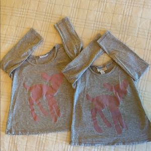 Lot of two Naartjie Kids long sleeve T-shirts 3T